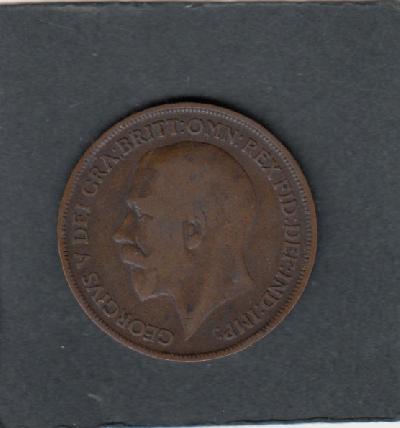 Beschrijving: 1 Penny  GEORGIUS V